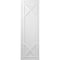 Ekena Millwork True Fit PVC Bungalow Fixed Mount Shutters, White, 18W x 44H, PR TFP001BG18X044WH - alternate 2
